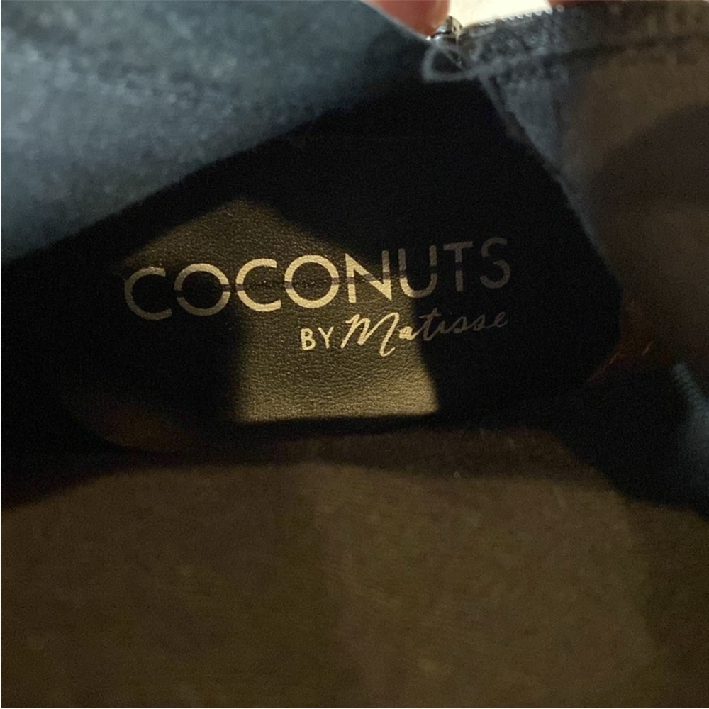 NWOB Coconuts by Matisse for Free People Black Suede Fringe Ankle Boots - Picture 12 of 12